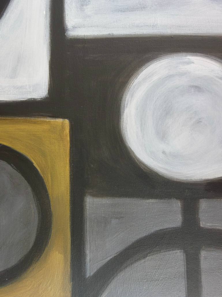Original Art Deco Abstract Painting by Michelle Louis