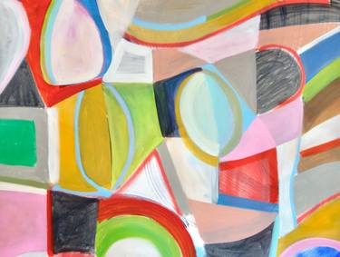 Original Abstract Expressionism Abstract Paintings by Michelle Louis