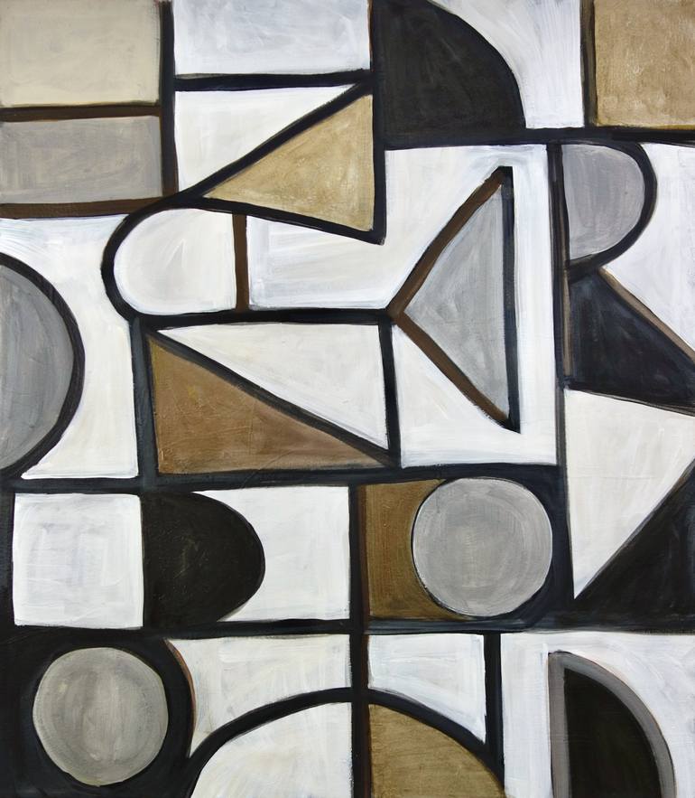 Original Art Deco Abstract Paintings by Michelle Louis