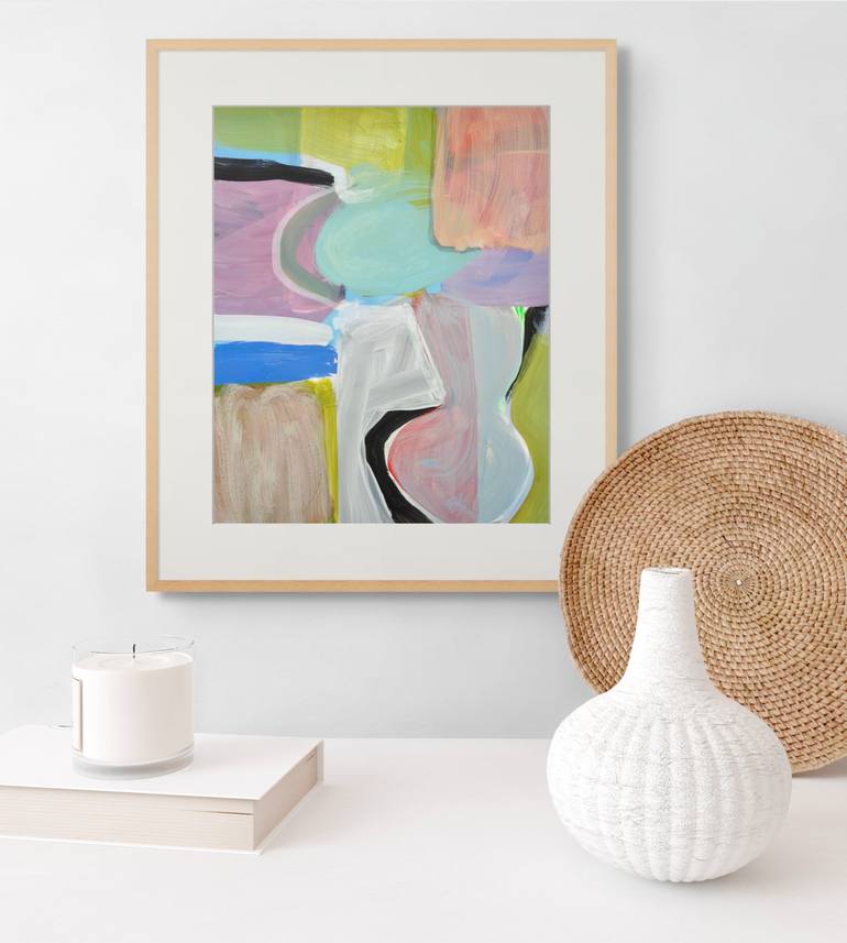 Original Abstract Still Life Painting by Michelle Louis
