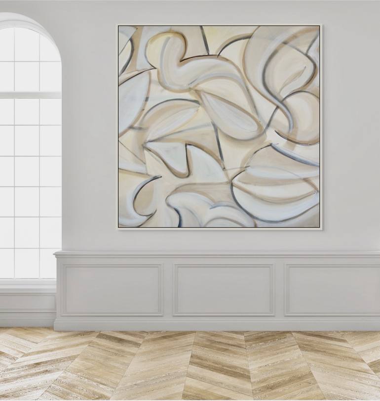 Original Abstract Expressionism Abstract Painting by Michelle Louis