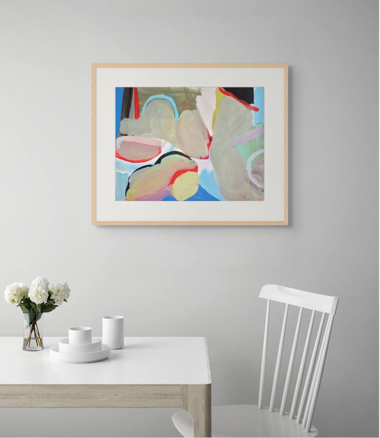 Original Abstract Expressionism Abstract Painting by Michelle Louis