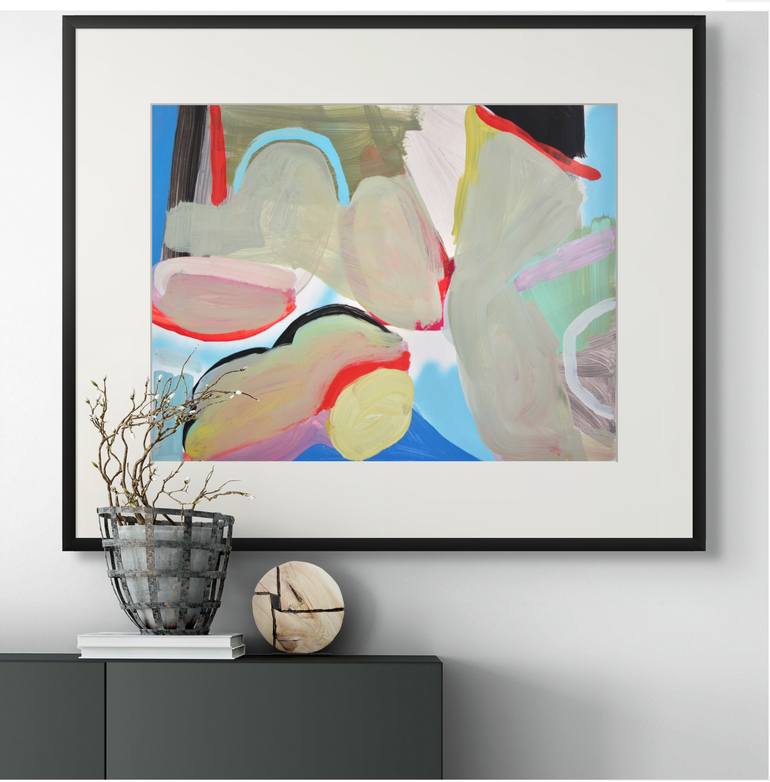 Original Abstract Expressionism Abstract Painting by Michelle Louis