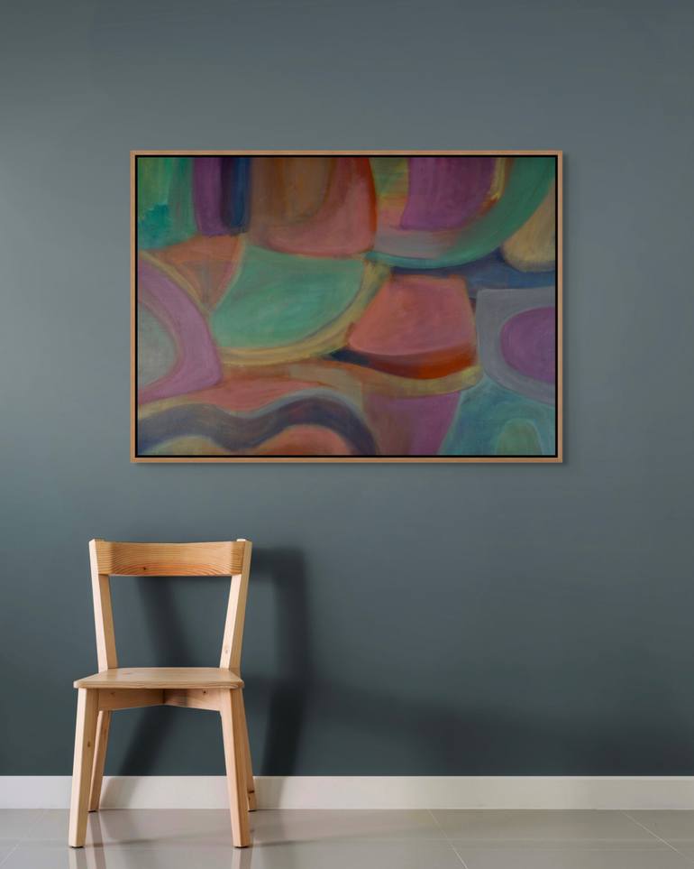Original Abstract Expressionism Abstract Painting by Michelle Louis