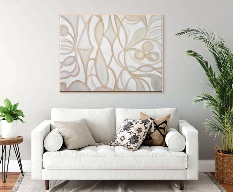 Original Abstract Expressionism Abstract Painting by Michelle Louis