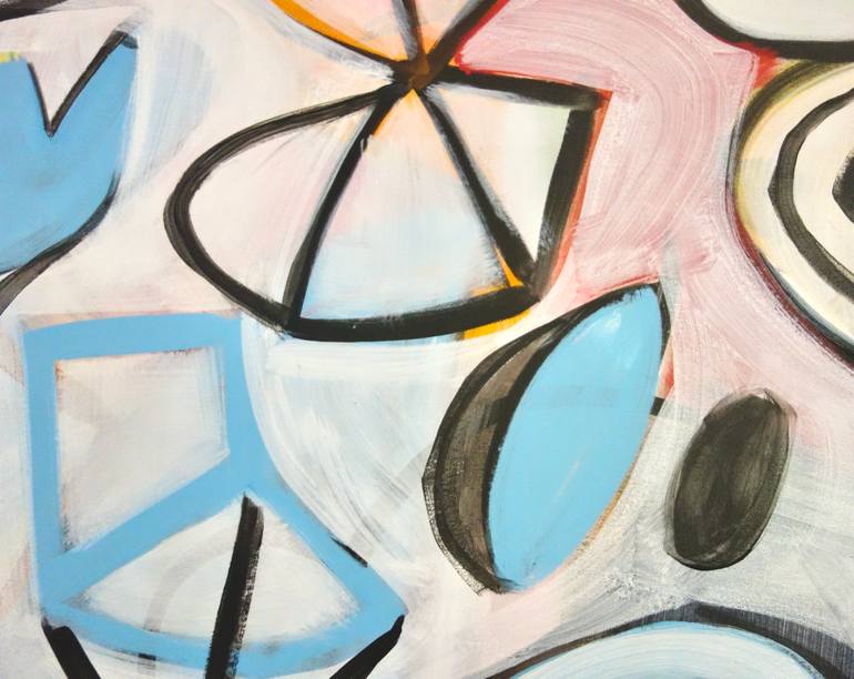 Original Abstract Expressionism Abstract Painting by Michelle Louis