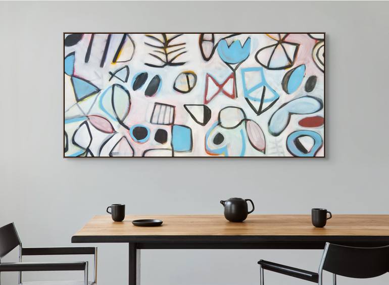 Original Abstract Expressionism Abstract Painting by Michelle Louis