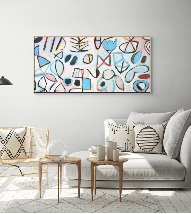 Original Abstract Expressionism Abstract Painting by Michelle Louis