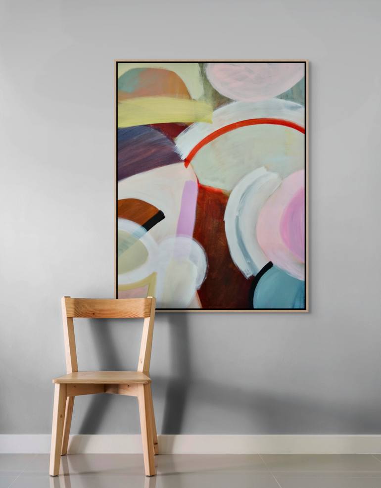 Original Abstract Expressionism Abstract Painting by Michelle Louis