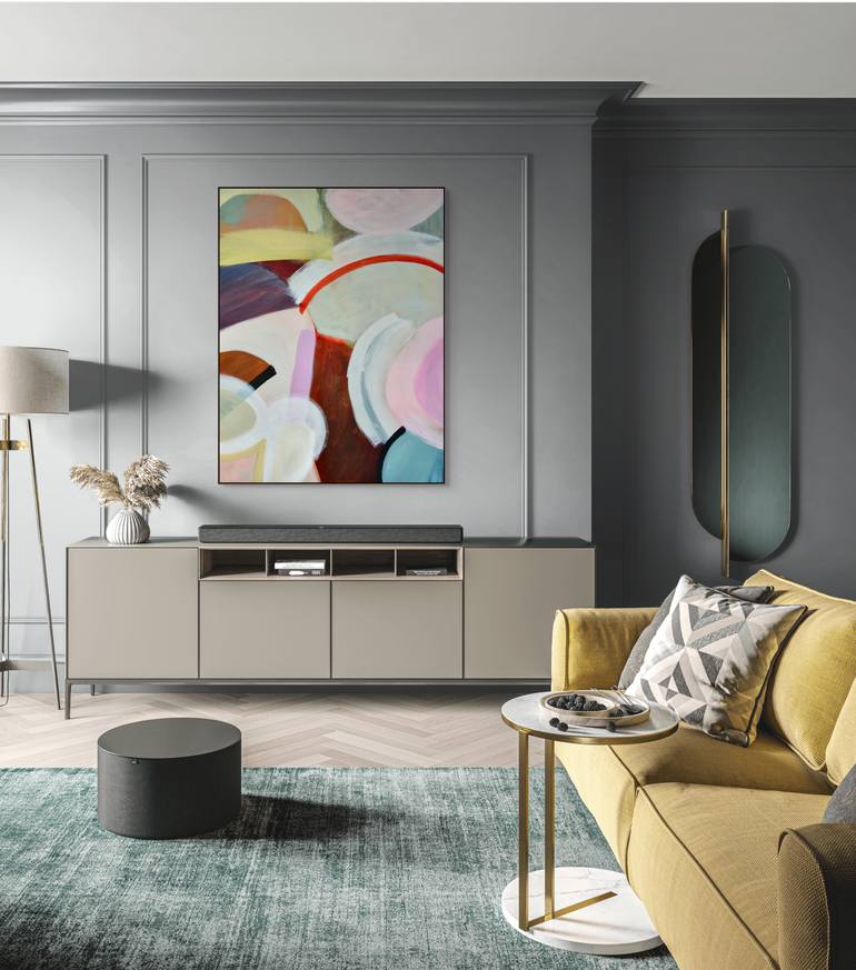 Original Abstract Expressionism Abstract Painting by Michelle Louis