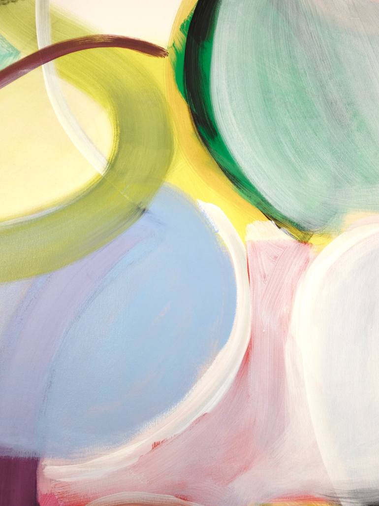 Original Abstract Expressionism Abstract Painting by Michelle Louis