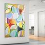 Virtual view. Painting is 79H by 50W inches.