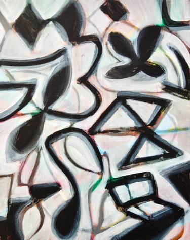 Original Abstract Expressionism Abstract Paintings by Michelle Louis