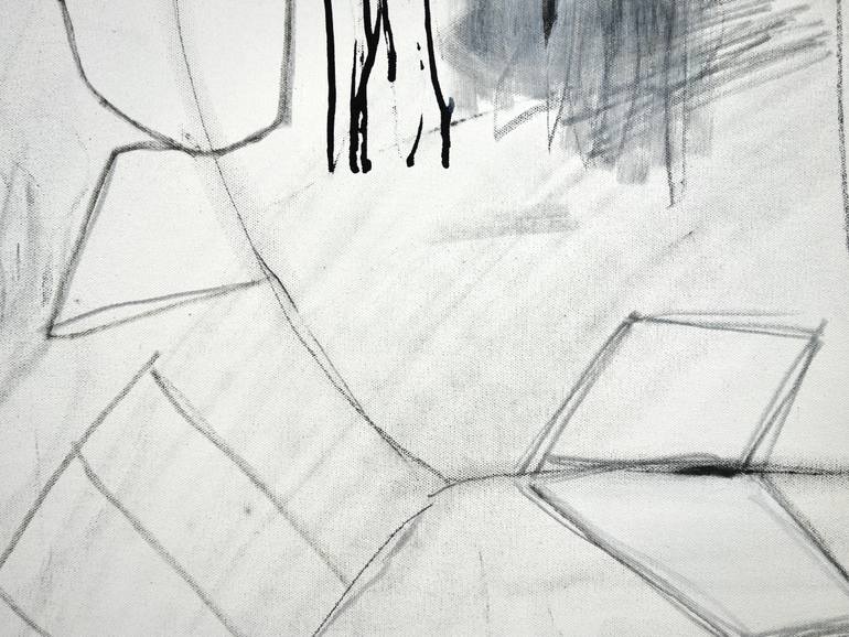 Original Abstract Expressionism Abstract Mixed Media by Michelle Louis