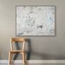 Virtual View. Painting is 50 inches wide.