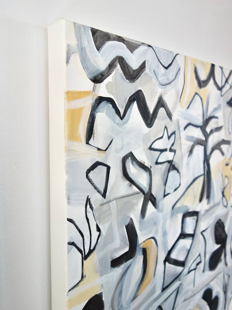 Original Abstract Expressionism Abstract Painting by Michelle Louis