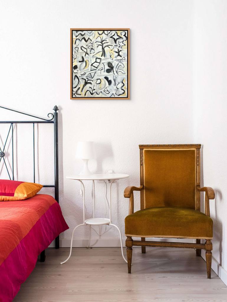Original Abstract Expressionism Abstract Painting by Michelle Louis