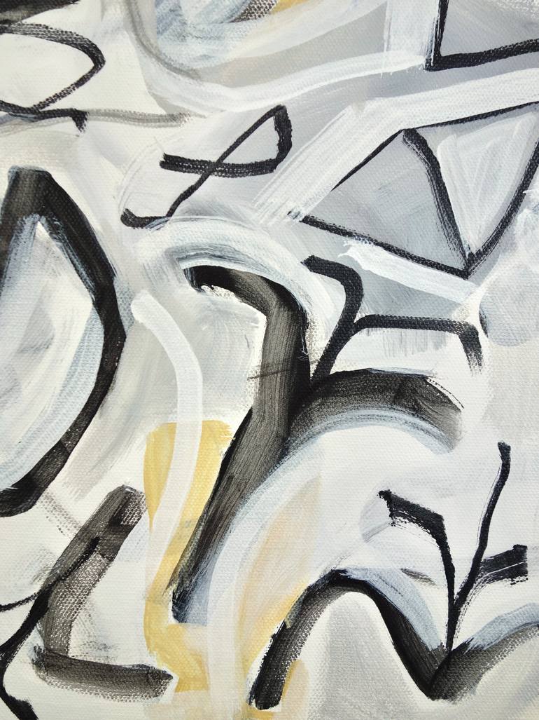 Original Abstract Expressionism Abstract Painting by Michelle Louis