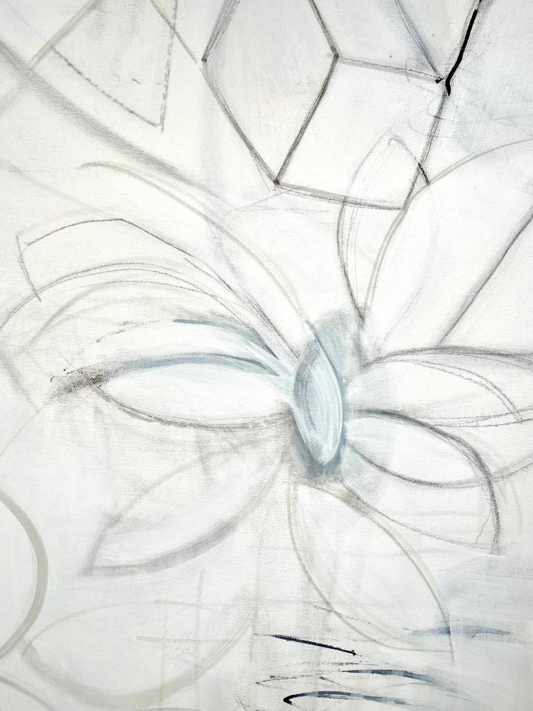 Original Abstract Expressionism Abstract Mixed Media by Michelle Louis
