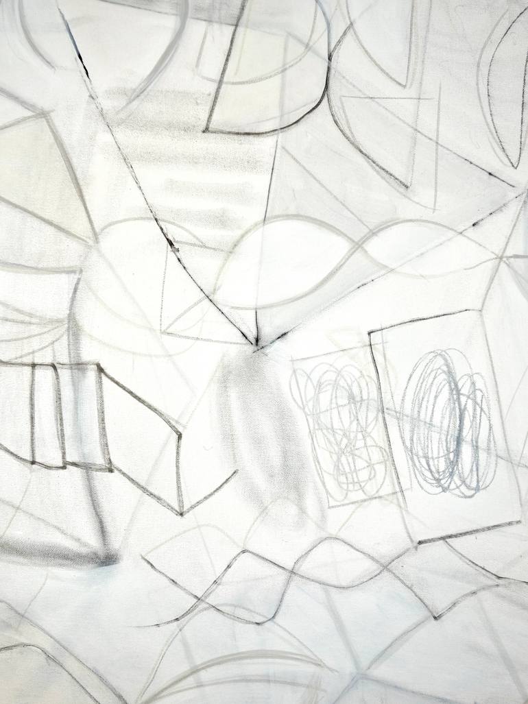 Original Abstract Expressionism Abstract Mixed Media by Michelle Louis
