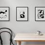 Artworks in group. Mats and frames not included.