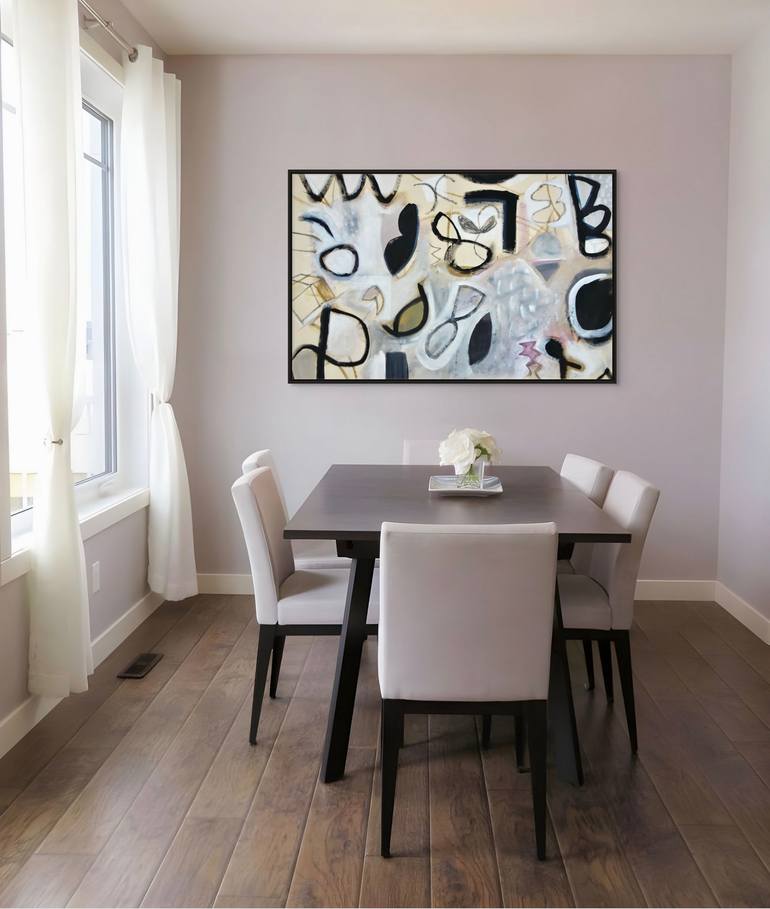 Original Abstract Expressionism Abstract Painting by Michelle Louis