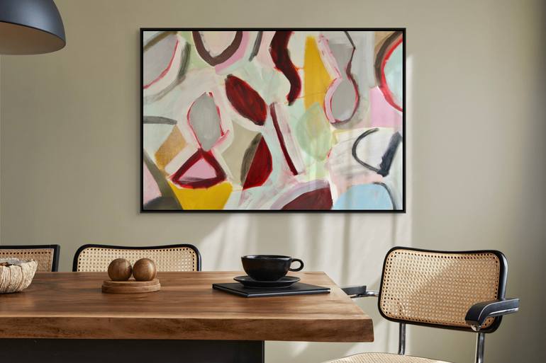 Original Abstract Expressionism Abstract Painting by Michelle Louis