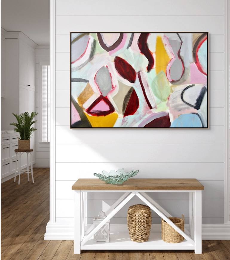 Original Abstract Expressionism Abstract Painting by Michelle Louis
