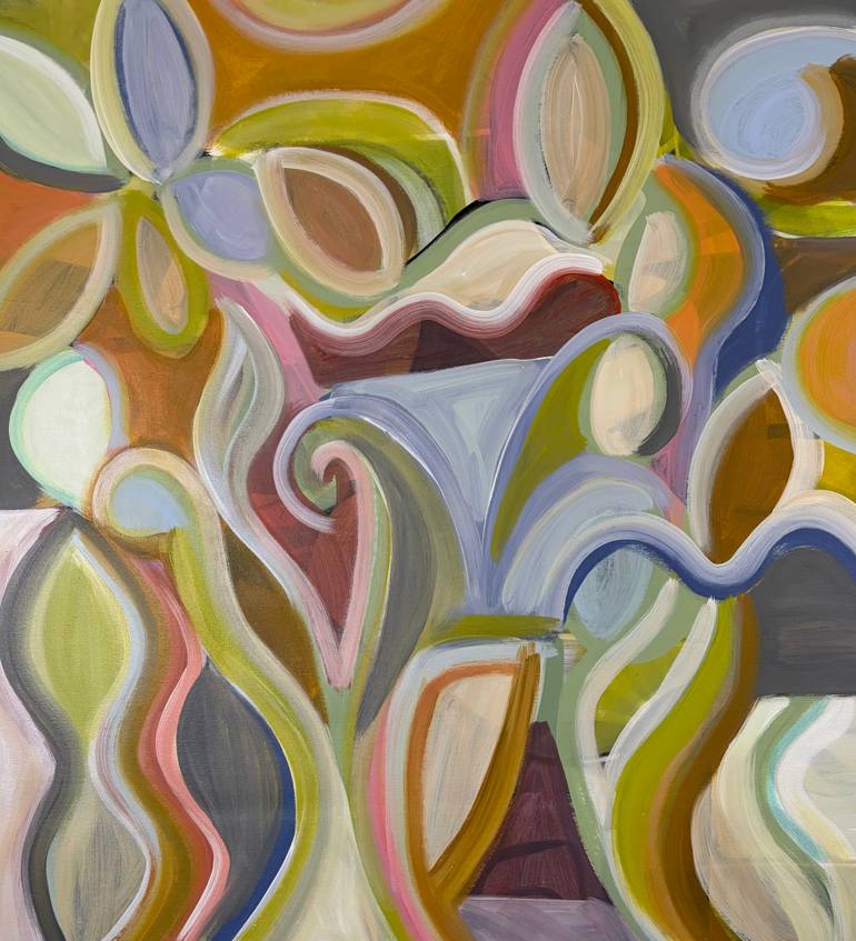 Original Abstract Painting by Michelle Louis | Abstract Art on Canvas | You Are Here