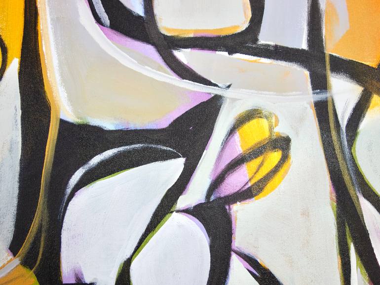 Original Abstract Expressionism Abstract Painting by Michelle Louis