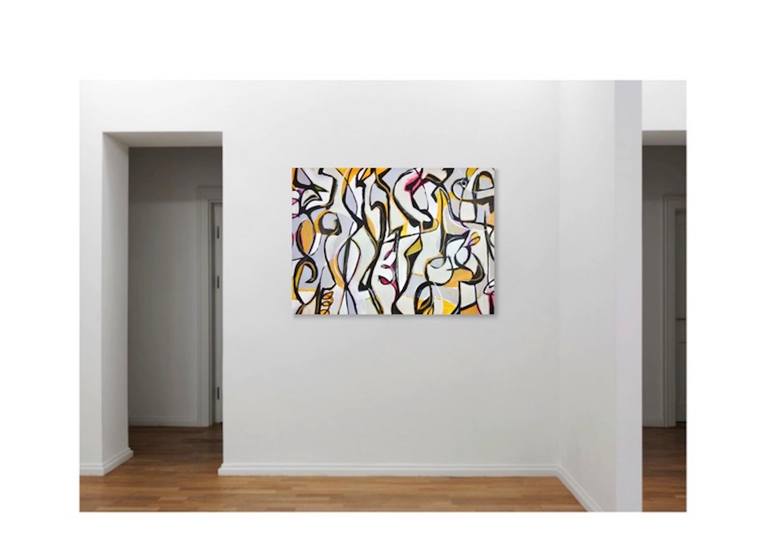 Original Abstract Expressionism Abstract Painting by Michelle Louis