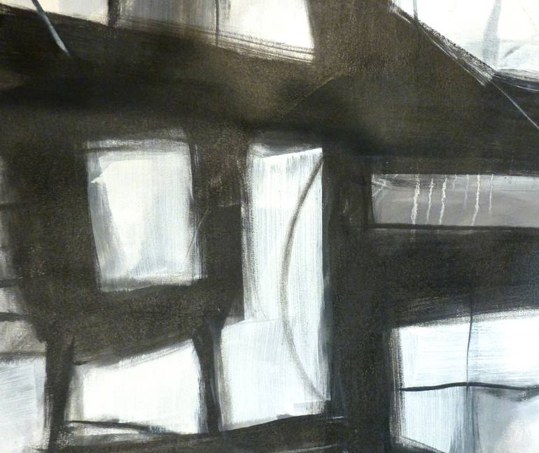 Original Abstract Geometric Painting by Michelle Louis