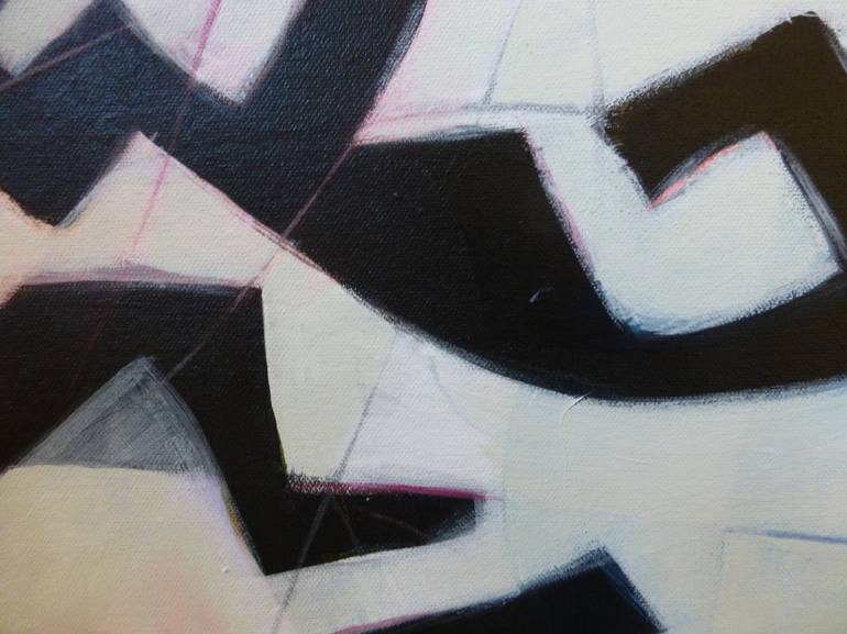 Original Geometric Painting by Michelle Louis