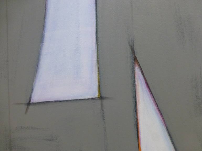 Original Abstract Geometric Painting by Michelle Louis