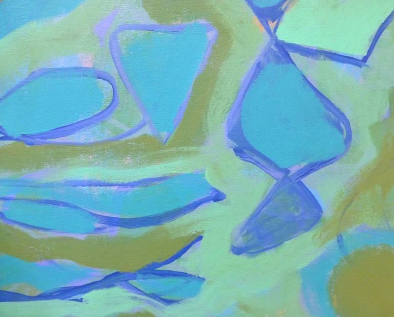 Original Abstract Water Painting by Michelle Louis