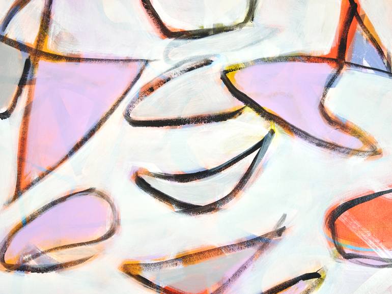 Original Abstract Expressionism Abstract Painting by Michelle Louis