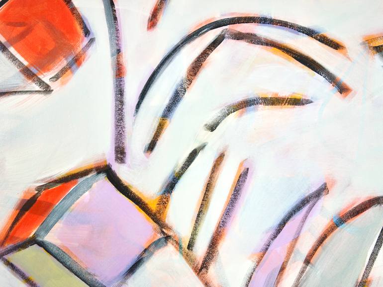 Original Abstract Expressionism Abstract Painting by Michelle Louis