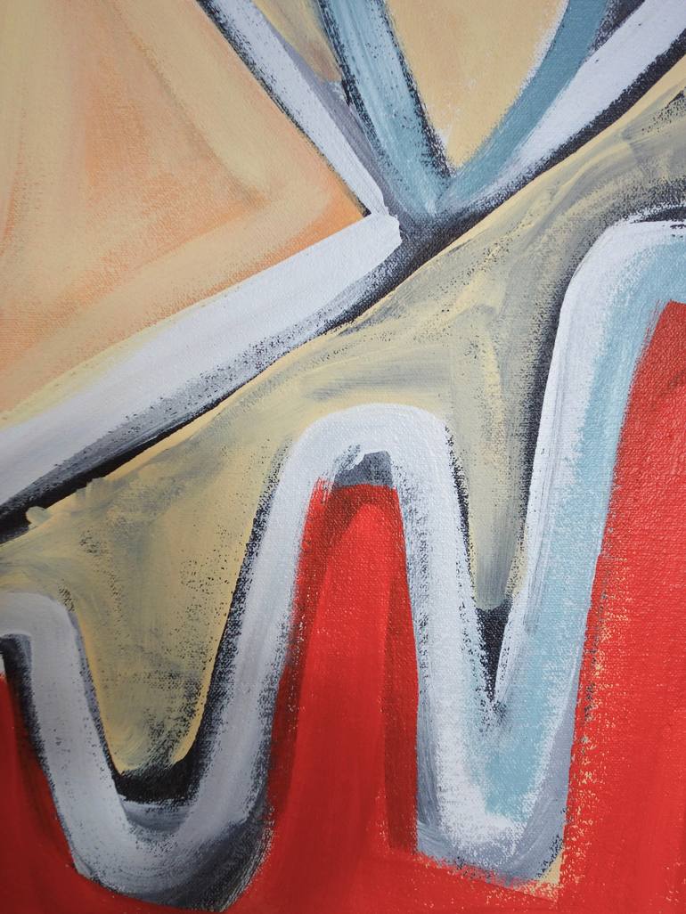 Original Abstract Expressionism Abstract Painting by Michelle Louis