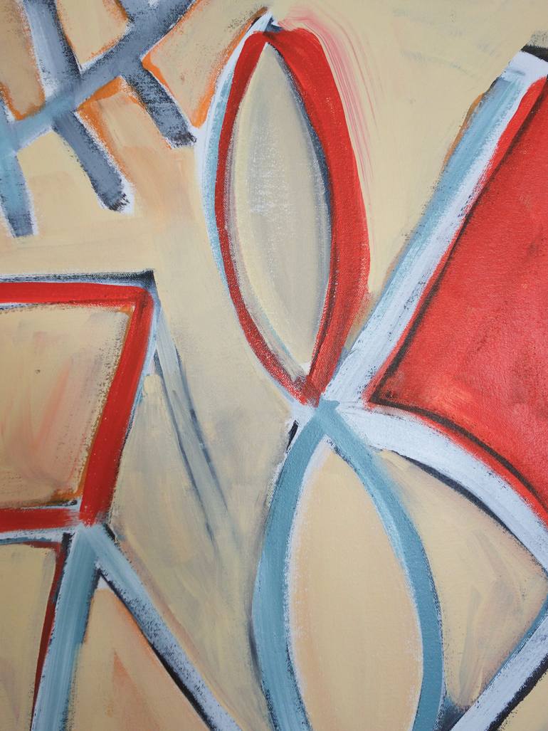 Original Abstract Expressionism Abstract Painting by Michelle Louis