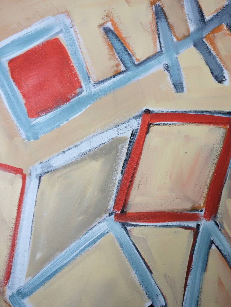 Original Abstract Expressionism Abstract Painting by Michelle Louis