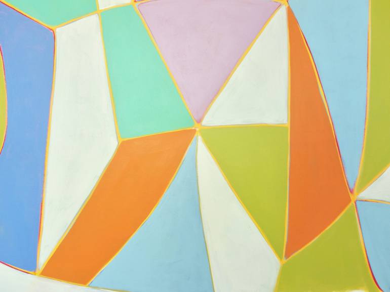 Original Geometric Painting by Michelle Louis