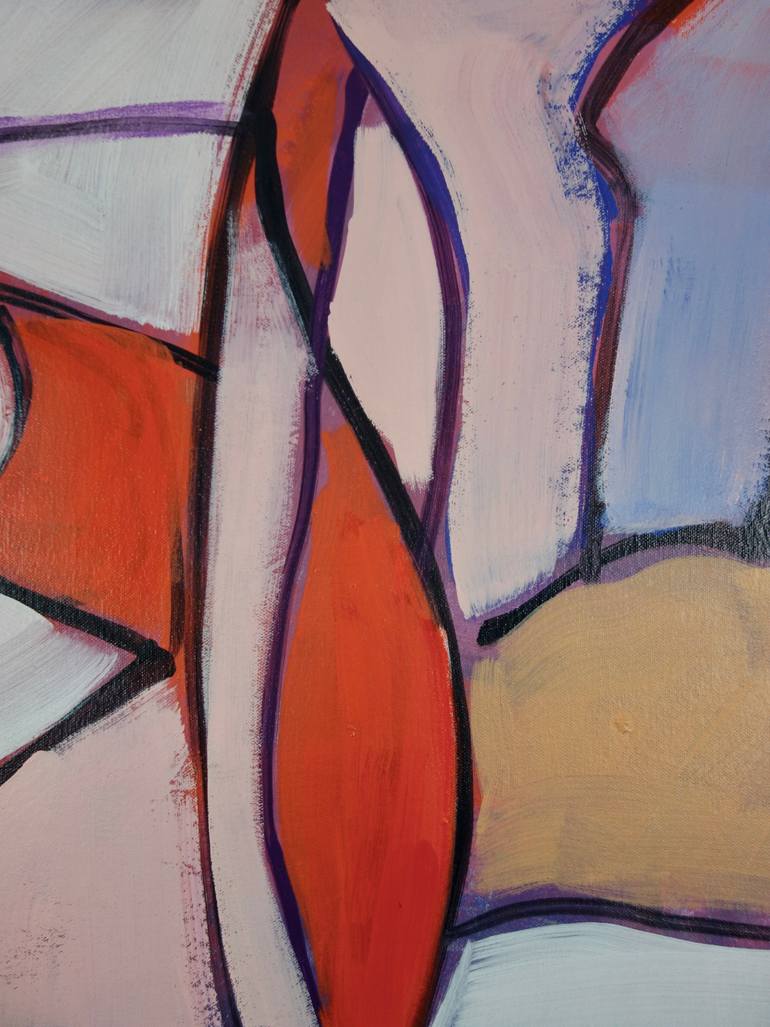 Original Abstract Expressionism Abstract Painting by Michelle Louis