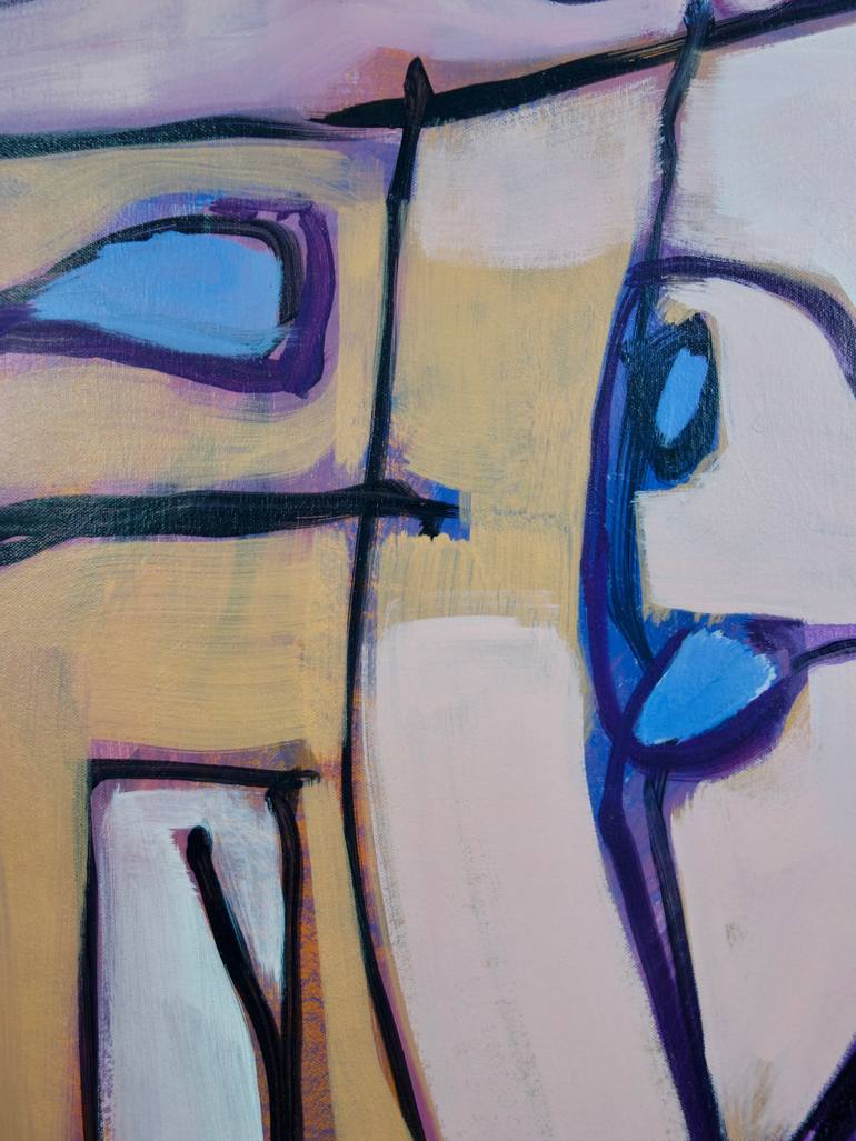 Original Abstract Expressionism Abstract Painting by Michelle Louis