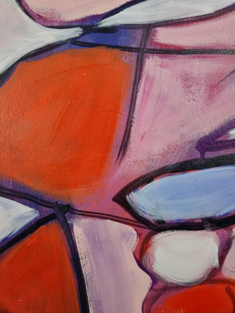 Original Abstract Expressionism Abstract Painting by Michelle Louis