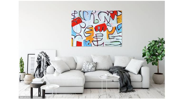 Original Abstract Culture Painting by Michelle Louis