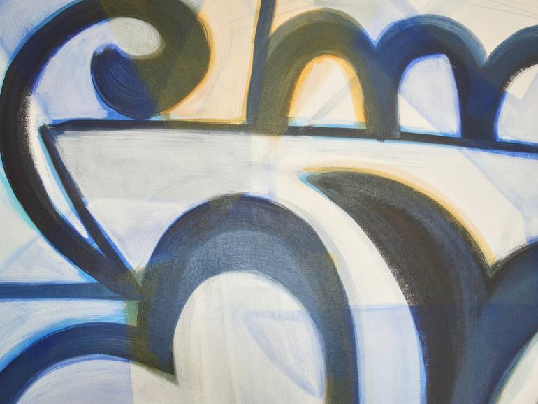 Original Abstract Landscape Painting by Michelle Louis