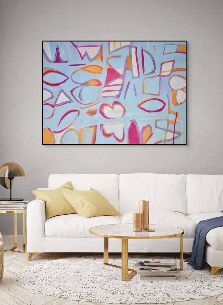 Original Abstract Landscape Painting by Michelle Louis