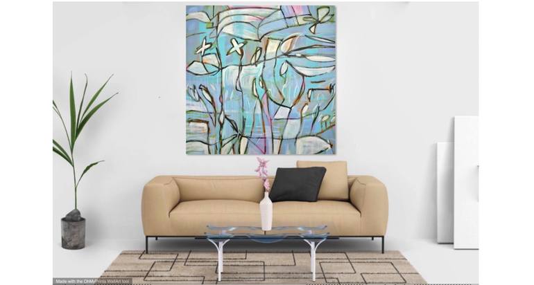 Original Abstract Landscape Painting by Michelle Louis