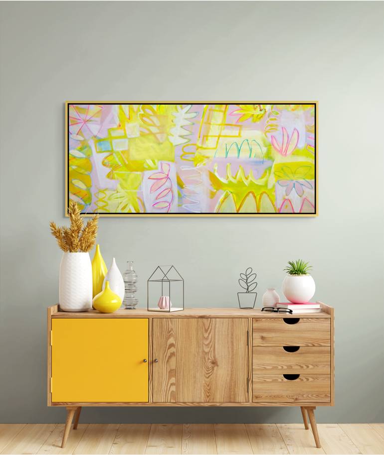 Original Abstract Expressionism Abstract Painting by Michelle Louis