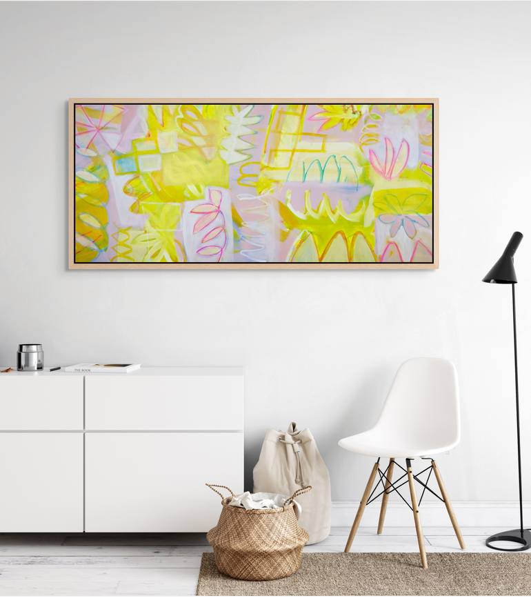 Original Abstract Expressionism Abstract Painting by Michelle Louis